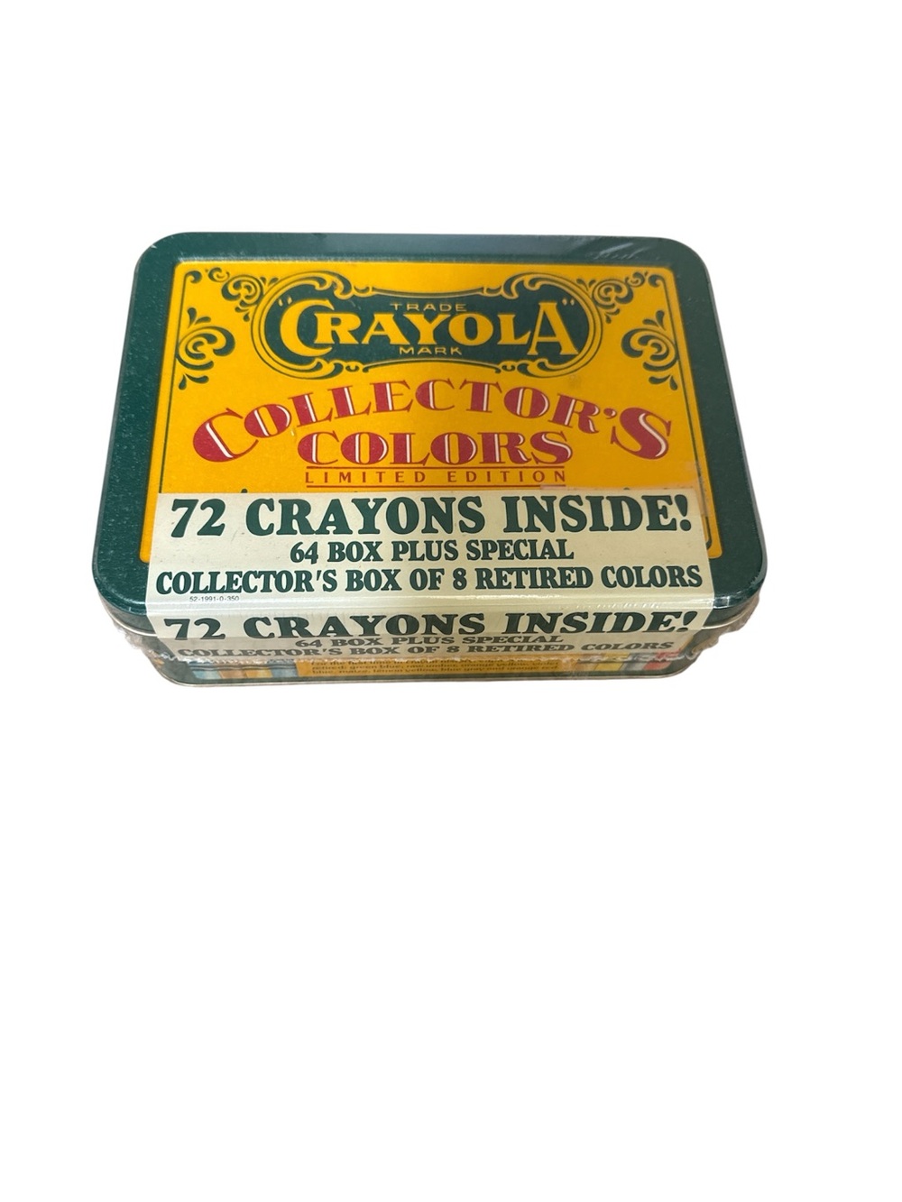 1991 Vintage Crayola Collector's Colors Tin